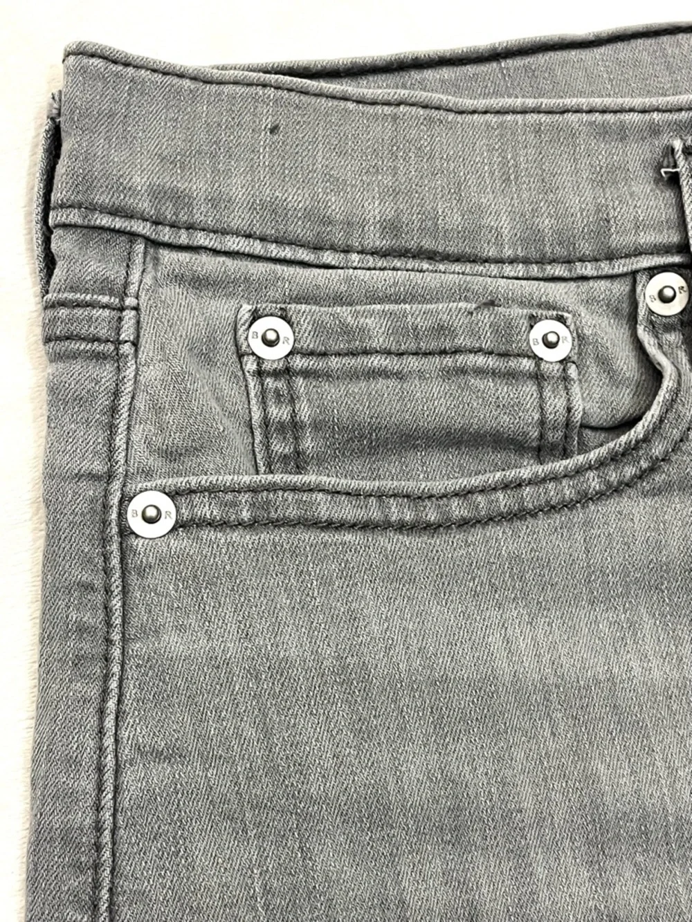 Banana Republic Women’s Light Gray Denim Shorts Plus Size 14